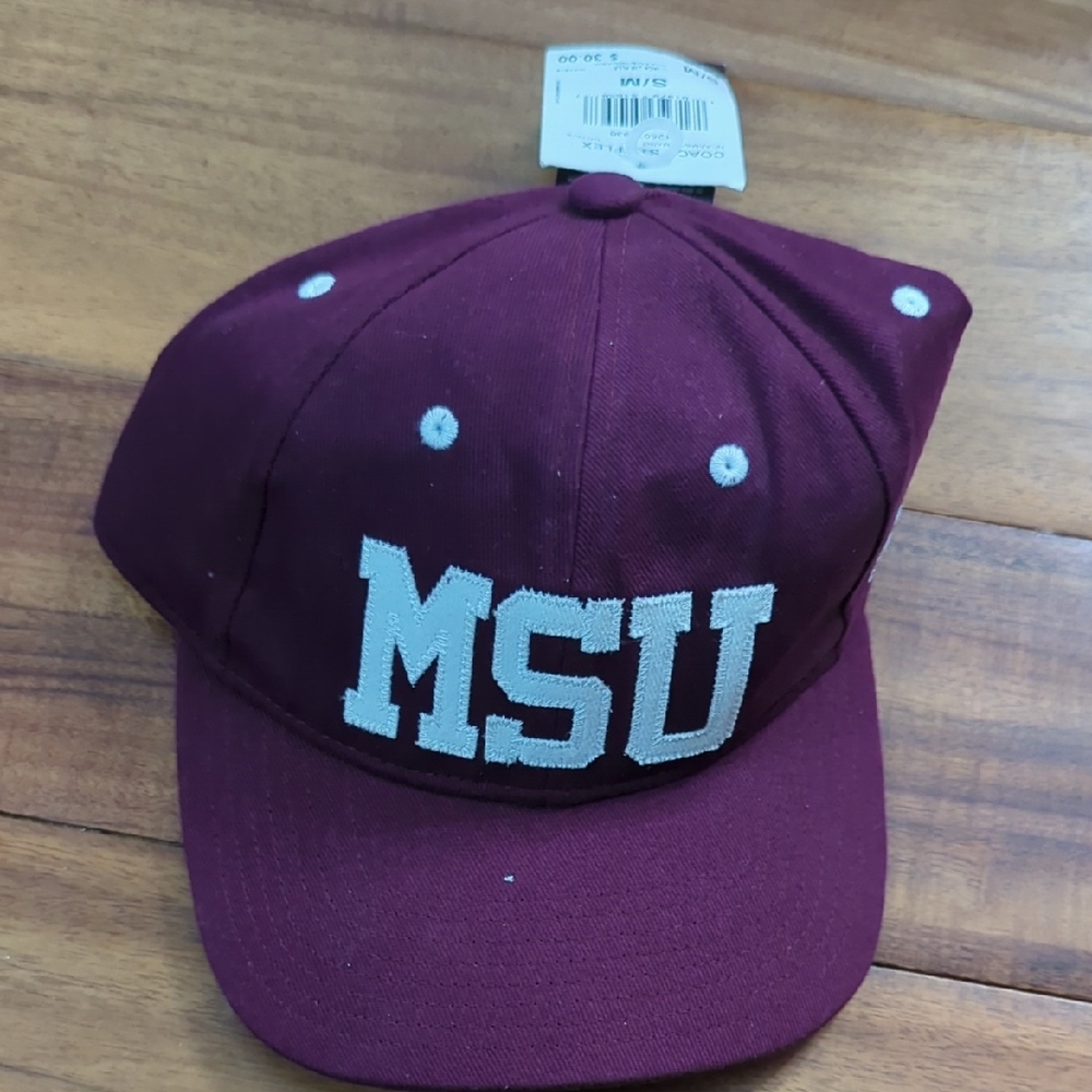 adidas Deep Plum Stretch Fit Cap with Logo